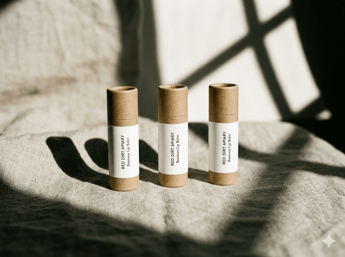 Beeswax Lip Balm (3-Pack)